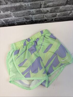 Nike‎ Girls Mint Green & Lavender Athletic Shorts